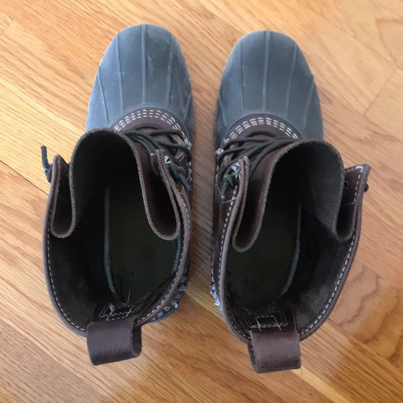 LL Bean dark brown duck/bean boots - Picture 7 of 10